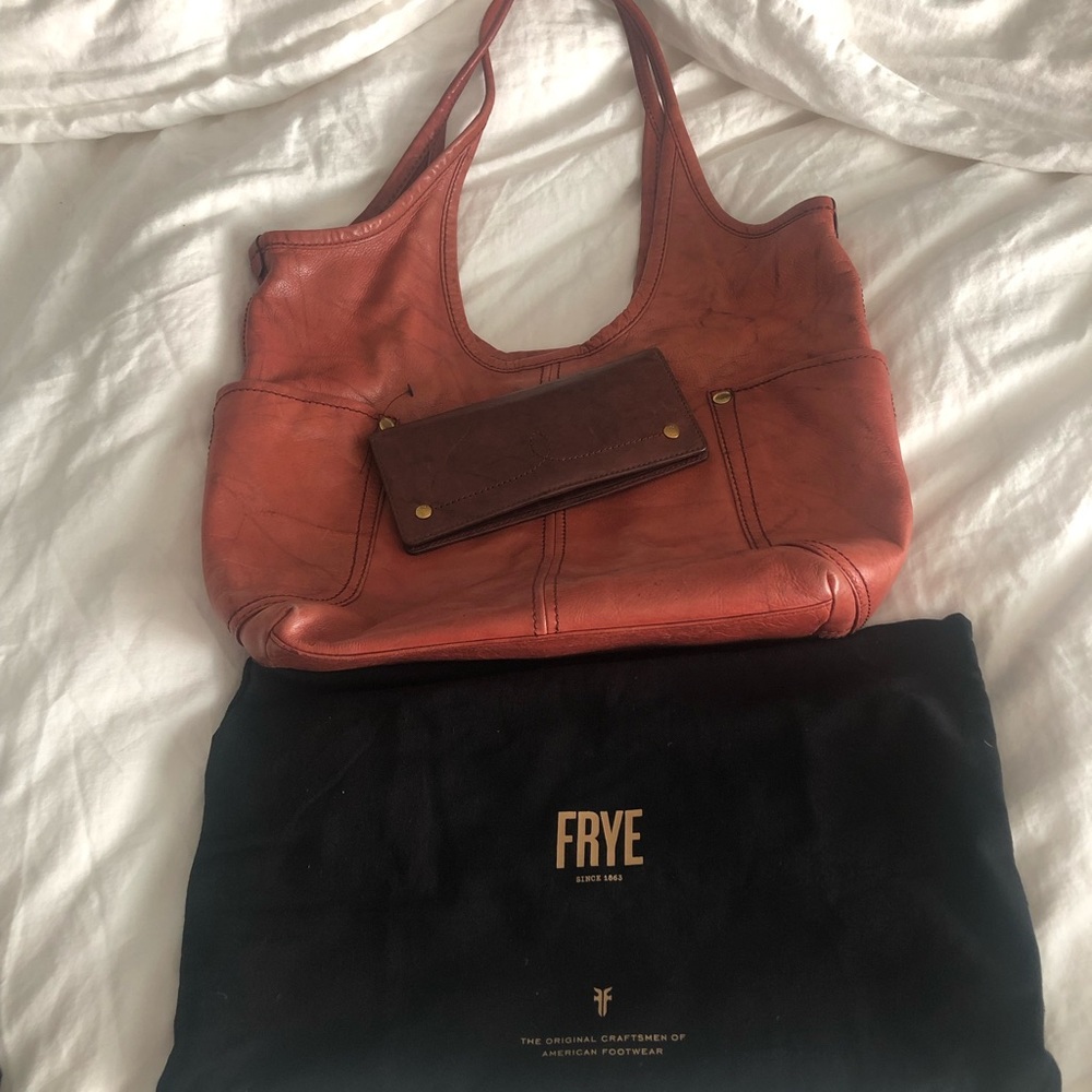 Frye Leather Handbag and Wallet